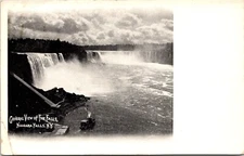 1918 Niagara Falls UDB Birds Eye Boats New York Postcard A30