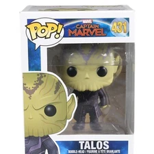 Funko POP Marvel Captain Marvel #431 Talos Bobble Head Collectible