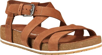 TIMBERLAND Malibu Waves Ankle Sandale Rotbraun Sommer Damen - Gr. 41