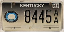 ORDER KENTUCKY COLONELS HOKC license plate Goodwill Ambassador Colonelcy KY