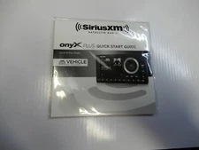 New - SiriusXM Onyx Plus Vehicle Kit Quick Start Guide