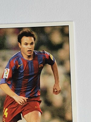 Carte Collection Andres Iniesta #15 – FC Barcelone – Liga 2007 – Mundicromo – Très Bon État