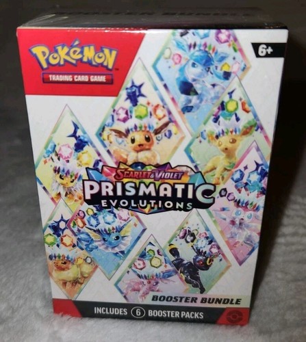 NEW Pokémon Scarlet & Violet Prismatic Evolutions Booster Bundle SEALED