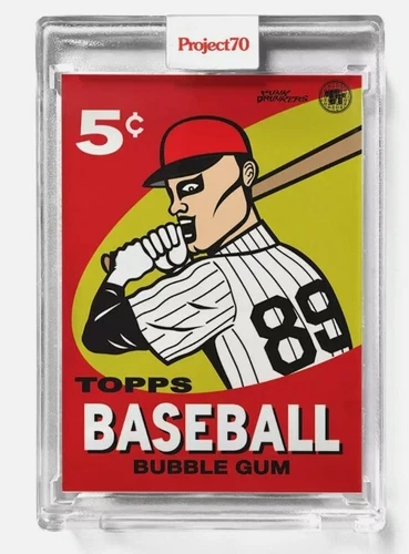 2021 Topps Project 70 Card 855  WAX WRAPPER by Toy Tokyo LOW PRINT RUN: 582! 