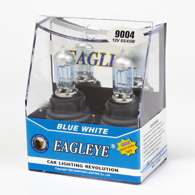 Eagleye Blue White 3700K 9004 12V 65/45W Headlight bulbs (Pack of 2)