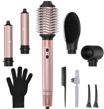 Brightup Blow Dryer Brush 5 in 1 Hot Air Styler 3030 Negative Ionic Hair Dryer