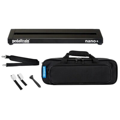 New Pedaltrain Nano Plus Guitar Effects Pedal Board with Soft Case Nano+