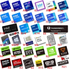 ULTRA i7 i5 i9 ARC IRIS Win 11 10 RTX Label Sticker For Laptop Tablet Computer