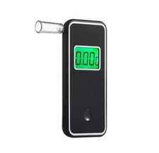 QTlier AT7700 Black Portable Digital Display Electronic Breathalyzer With Manual
