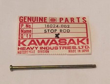 1966-1971 KAWASAKI A1,A1SS,A7,A7SS  ROD THROTTLE VALVE STOP 16024-002 NOS/OEM