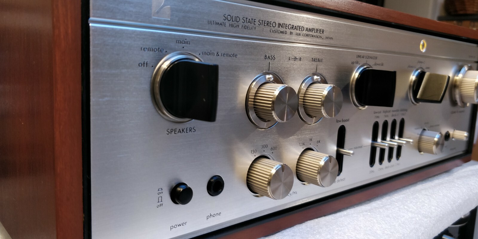 □ LUXMANプリメインアンプ　L-308 ジャンク品 LUXMANプリメインアンプ L-308【部品取り用ジャンク品】 【公式通販