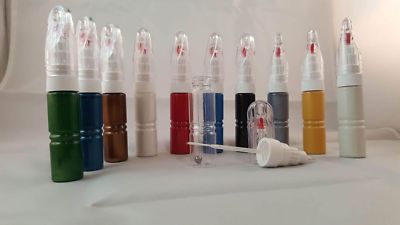 Car Touch Up Paint Fiat Crossover Black Metallic Code 876 B Brush In Lid Ebay