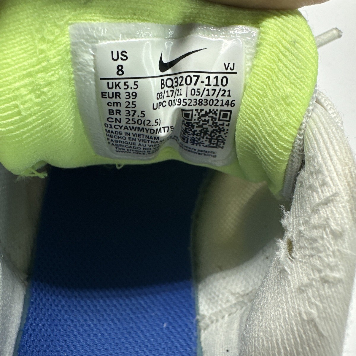 Nike Womens Revolution BQ3207-110 White Running Shoes Sneakers