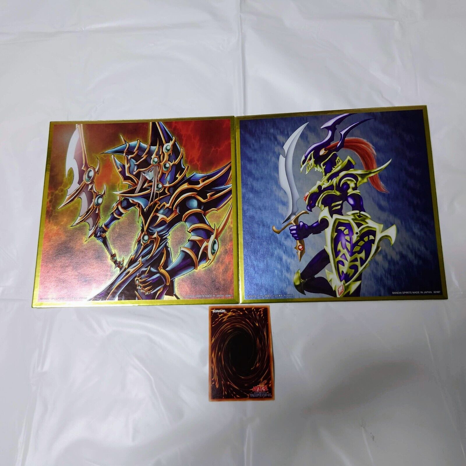 YuGiOh ichiban kuji Vol.2 Black Luster Soldier Dark Paladin Metalic  Shikishi