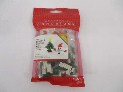 Nanoblock NBC_100 Snowman & Xmas Tree / Schneemann & Weihnachtsbaum