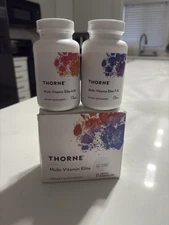 Thorne Multi-Vitamin Elite AM/PM 2/Bottles 90 Capsules Each Exp 05/27