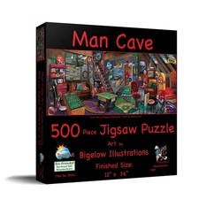 SunsOut Man Cave 500 pc Jigsaw Puzzle