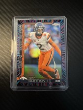 Topps 2025 Chrome Neon Pulsar SP Pat Surtain II Denver Broncos #93 Football Card