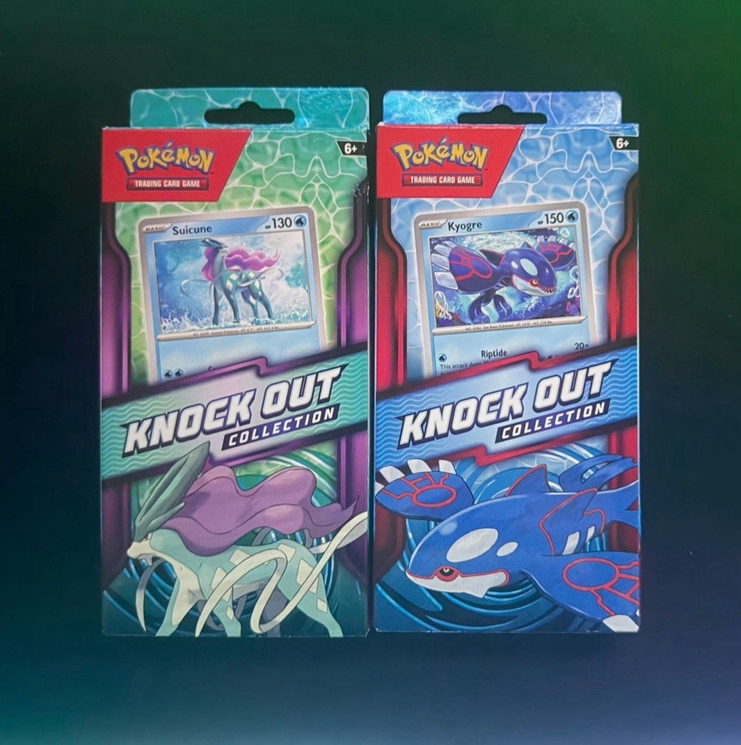 Pokemon TCG Knockout Collection Suicune And Kyogre New/Sealed Pokemon TCG Knockout Collection Suicune And Kyogre New/Sealed