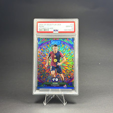 2024-25 Panini Select La Liga Pedri Stained Glass #11 Barcelona PSA 10