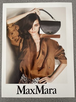Seltenes Vintage Vogue Magazin Werbebild - MAX MARA Handtaschen Mode