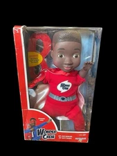 PLAYMONSTER Wonder Crew Superhero James Doll 15” Includes Mask And Cape NEW