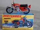 Original Vintage Matchbox Lesney England 18 Hondarora 1974 Honda with Box