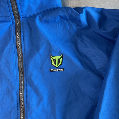 TIDEWE Rain Suit, Waterproof Breathable Lightweight Rainwear Jacket | Blue M - Picture 3 of 13