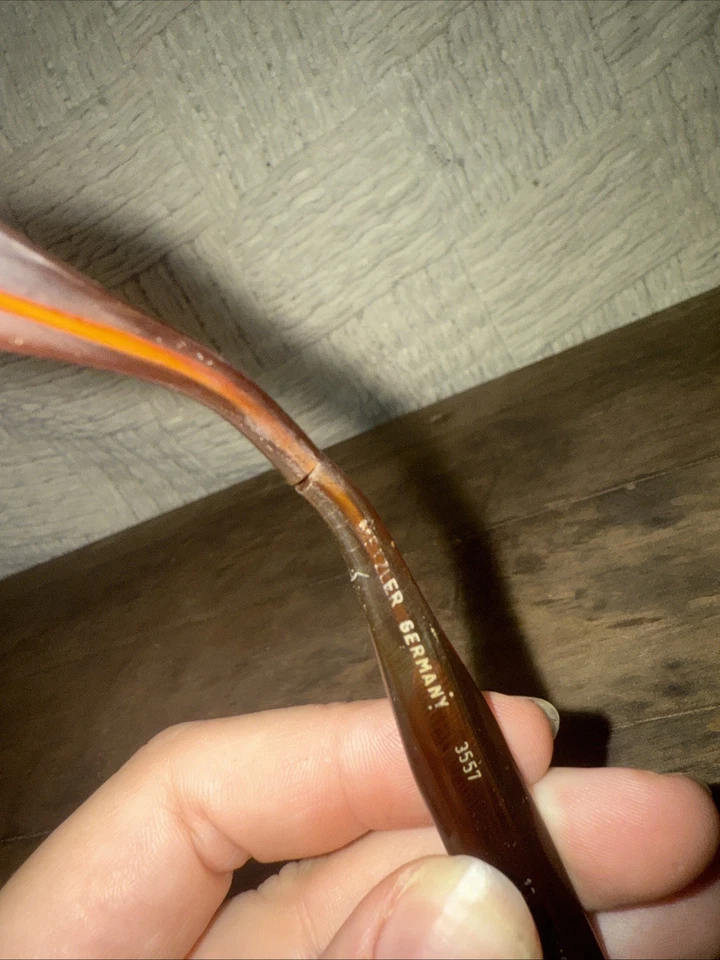 Marcos de gafas Metzler cuadrados para hombre marrón Foto 4 de 4