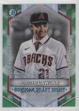 2021 Bowman Draft Night Green Refractor 22/99 Jordan Lawlar #BDN-4 08h7