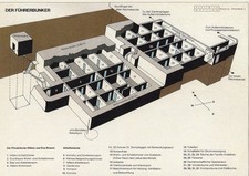 Der F&uuml;hrerbunker in Berlin +Grundriss+ Faksimile