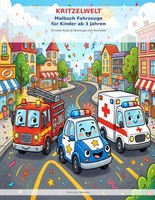 Malbuch Fahrzeuge: 30 Ausmalbilder FüR Kinder Ab 3