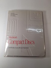 Vtg Apple 90s Macintosh Mac Compact Discs CD-ROM Organizer Holder With Discs