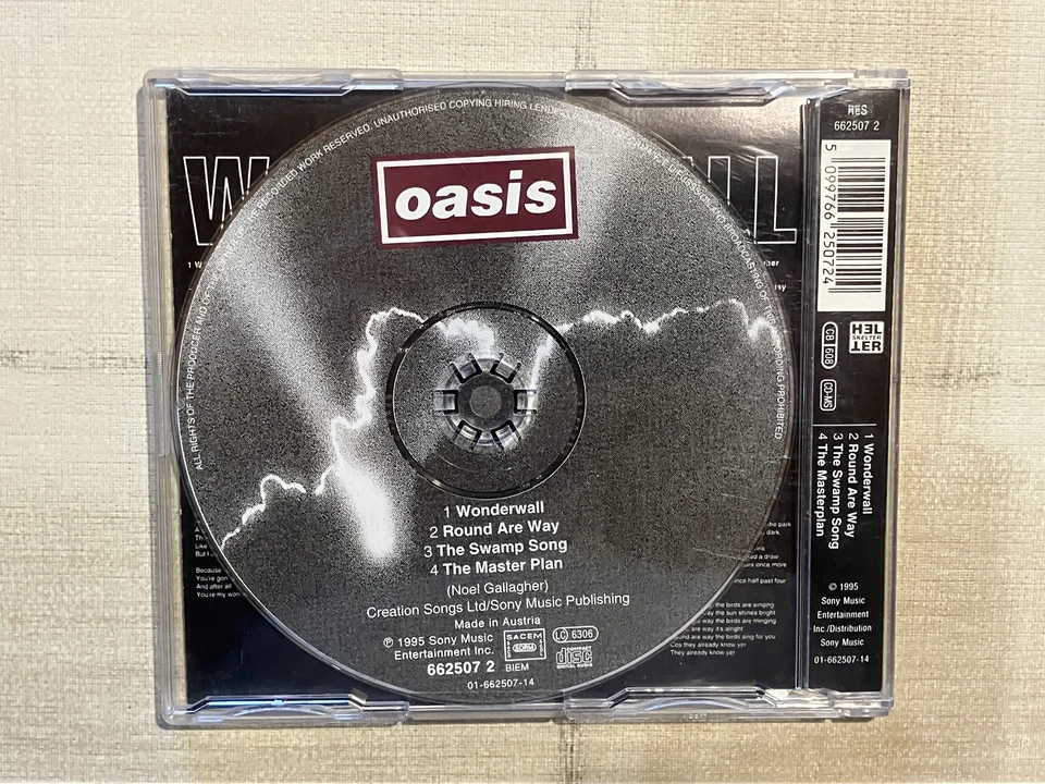 3 CDs Oasis Maxi-Singles 1995 Roll With It Wonderwall Don't Look Back In Anger - Bild 4 von 4