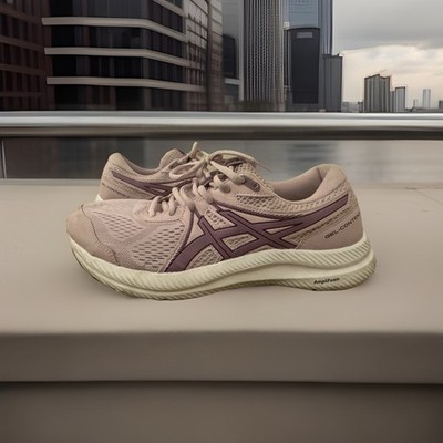 Asics Gel Contend 7 Running Shoes Womens Size 11 Barely Rose Quartz Sneaker NICE