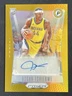 Oscar Tshiebwe 2023-24 Panini Prizm Deca Signatures Gold Auto RC /10 #DS-TSH