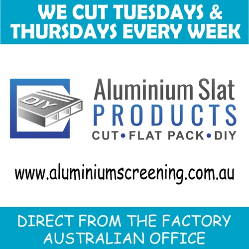 We custom cut & supply & U DIY - Slats ALLOY Window PRIVACY Screens - PER SQM - Picture 11 of 12