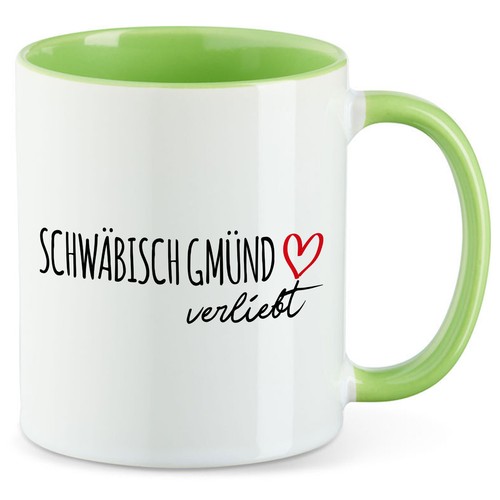 Kaffeetasse Schwäbisch Gmünd verliebt Keramik Tasse Geschenkidee Souvenir Präsen - Picture 30 of 50