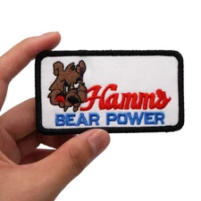 HAMM'S "BEAR POWER" EMBROIDERED IRON-ON PATCH...