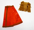 Vintage Barbie Gaucho Gear #3436 Pants & Vest Only See Pics 1971 Mattel
