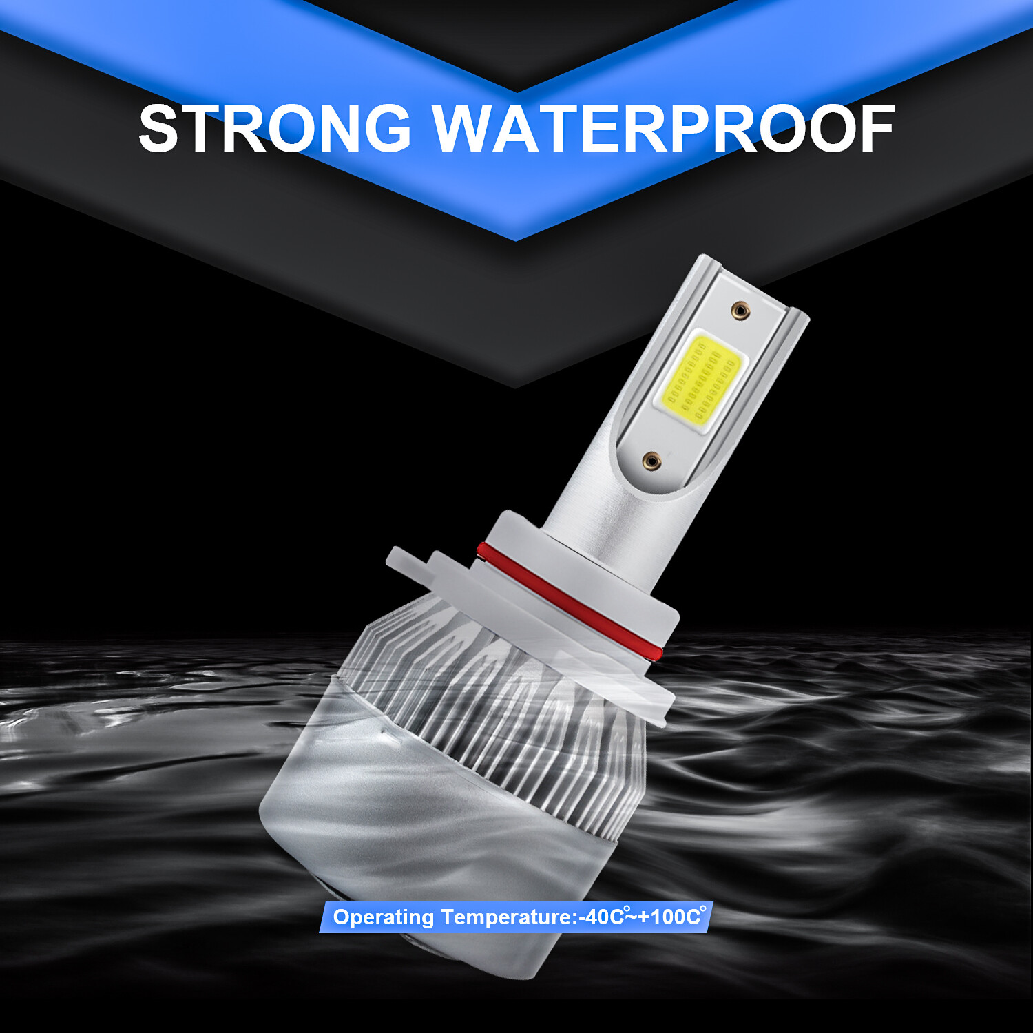 For Mercury Cougar 2001-2002 6x LED Headlight Fog Light Bulbs Combo Kit 6000K thumbnail 9