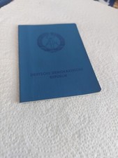 Personalausweis  der DDR    1982 Pirna Frau