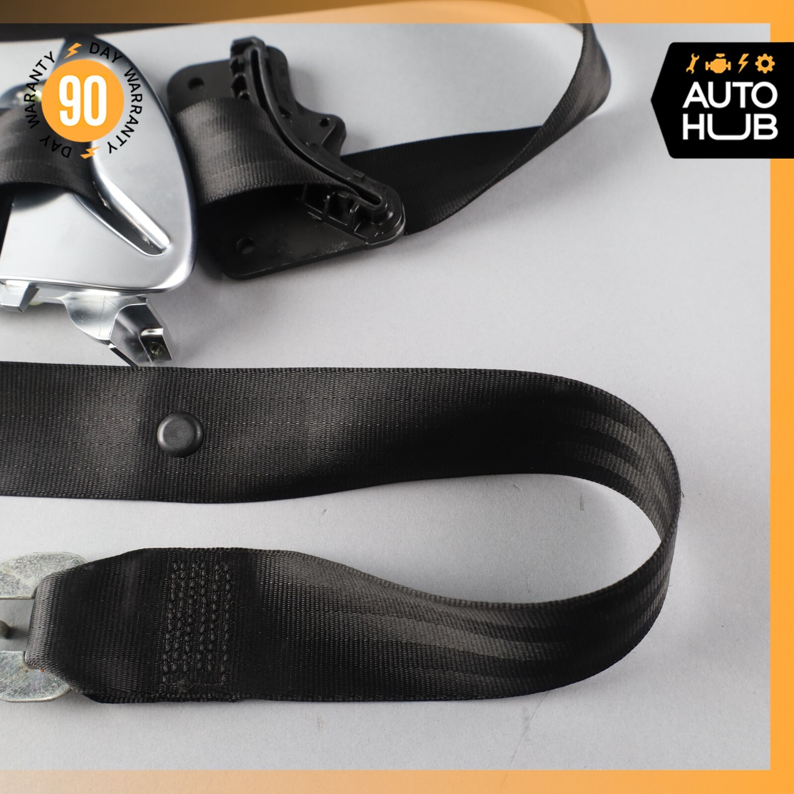 07-11 Bentley Continental GTC Rear Right Passenger Side Seat Belt Black OEM 62k