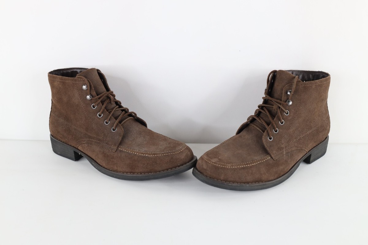 Vintage Eastland Mens Size 13 D Suede Leather Ankle Chukkas Chukka Boots Brown Vintage Eastland Mens Size 13 D Suede Leather Ankle Chukkas  main image 2