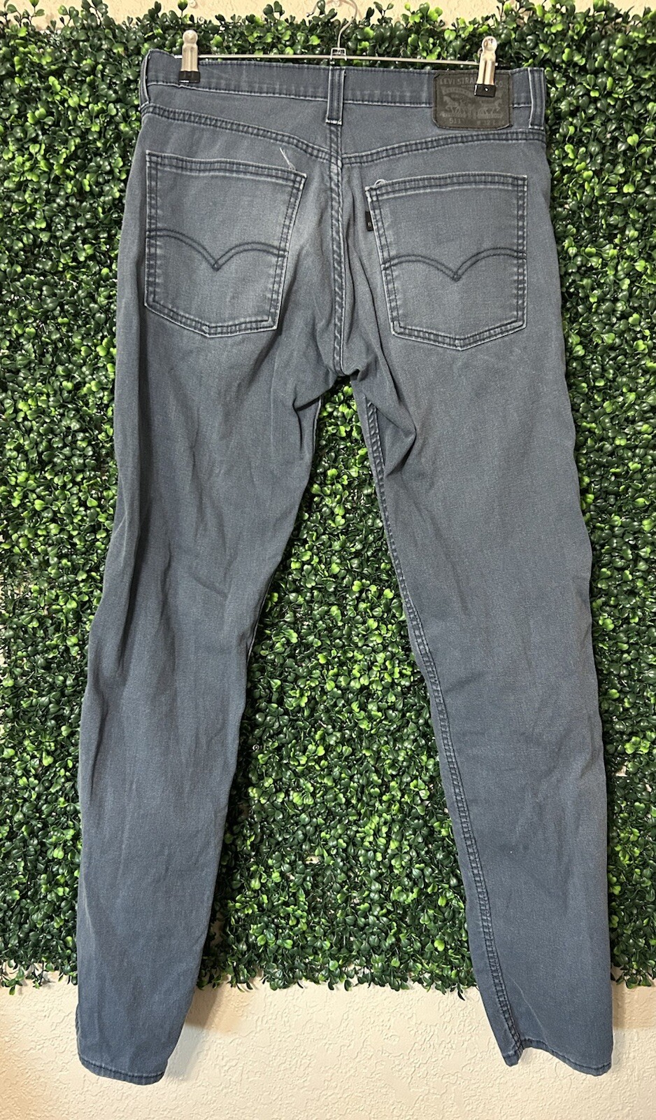 Levi's Men's 511 Slim Stretch All Seasons Tech Navy Blue Chino Pants 32x34 R Tab