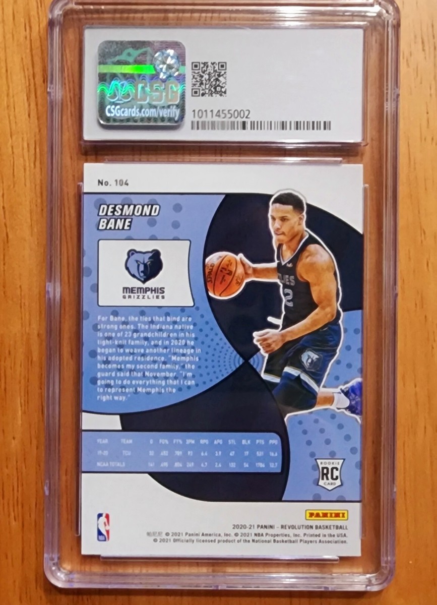 Desmond Bane RC rookie auto jersey /99シリ Desmond Bane ROOKIE Auto Select Tie Dye Prizm /25 PSA 10 LOW