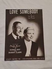 Love Somebody 1948 Vintage Sheet Music Piano Voice Easy Listening Doris Day
