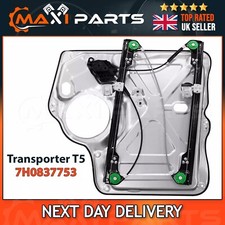 VW Transporter T5 3 Door 2003-2015 Front Left Passenger Window Regulator & Panel