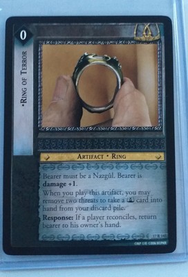 carte 17R143 Ring of Terror  - Lord of the Rings LotR TCG