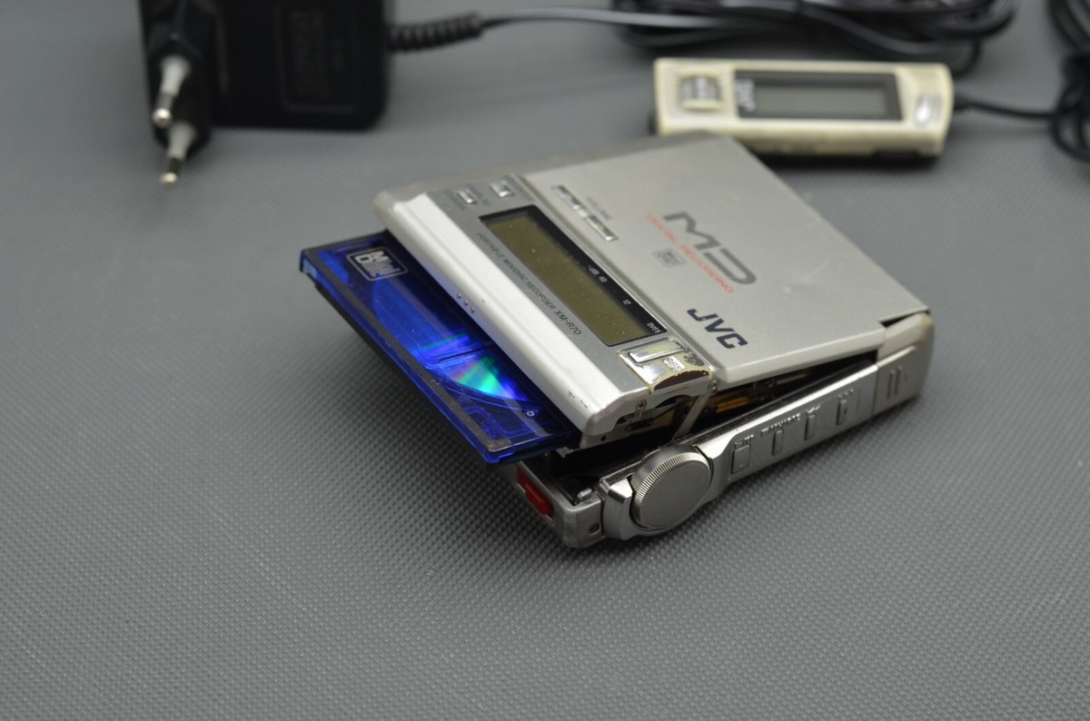 JVC XM-R70 SL Tragbarer Minidisc Player Rekorder, Digital